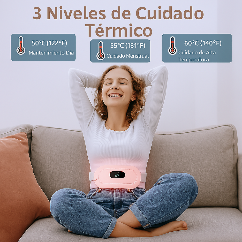 OFERTA! CINTURÓN TÉRMICO MENSTRUAL - ¡EL MEJOR ALIADO PARA TU CICLO MENSTRUAL! 🌸+ ENVIO GRATIS