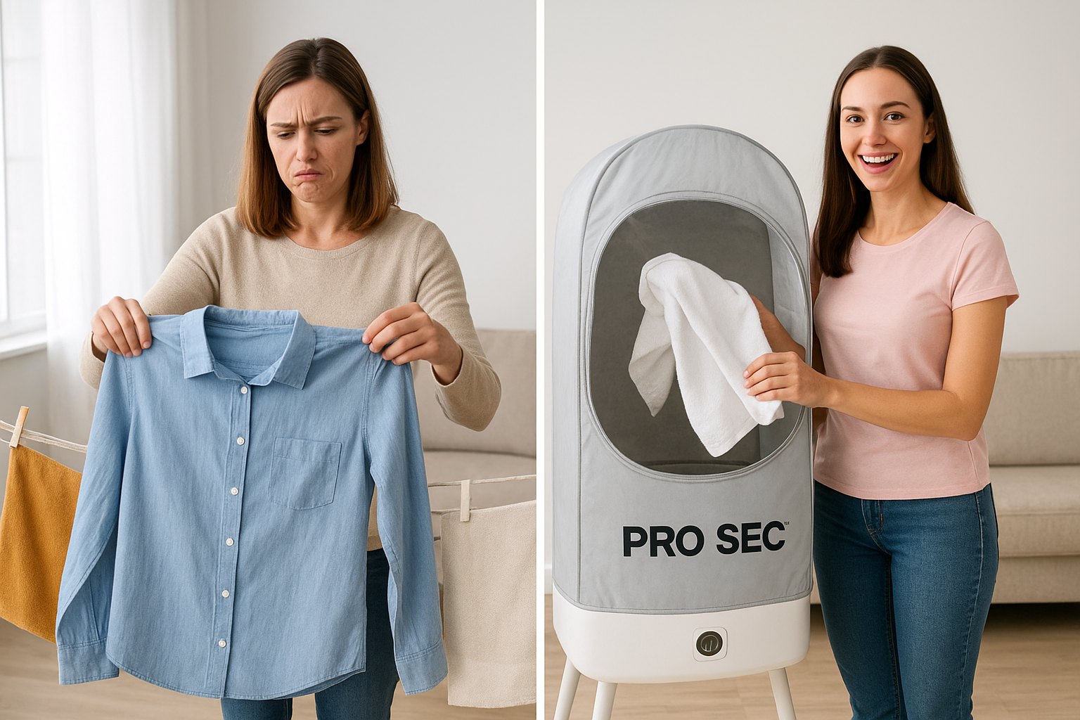 PRO SEC-SECADORA PORTATIL DE ROPA ULTRA SECADO