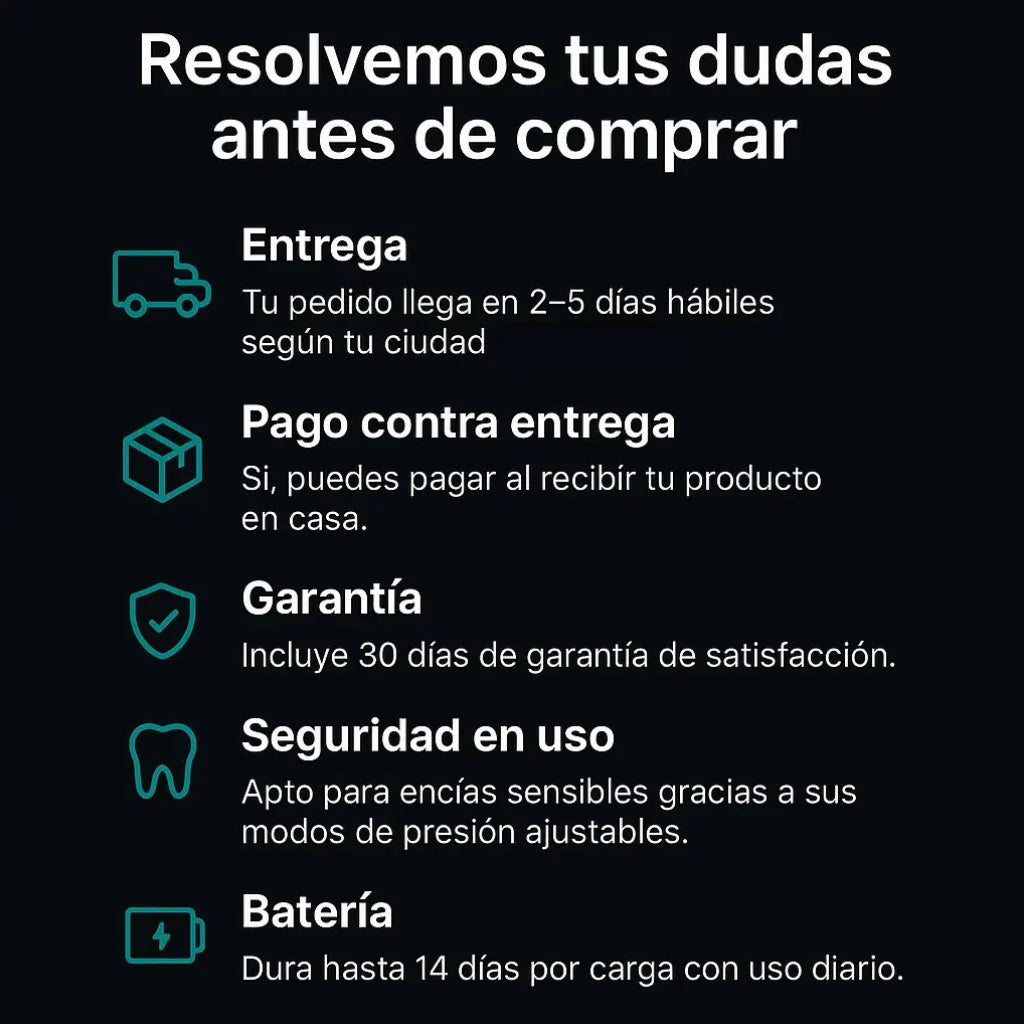 ¡OFERTA!  Hidro Dental Irrigador Bucal Profesional - Limpieza Profunda + Envío Gratis
